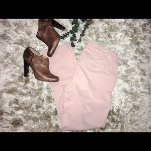 Pilcro and The Letterpress Straight Leg. Pale Pink